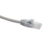 Шнур коммутационный U/UTP категория 5e LSZH нг(А)-HF 0,3 м, серый Datarex DR-181003