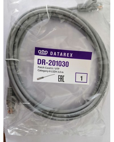 Шнур коммутационный категории 6 Datarex DR-201050 в Иваново Патчкорды (медные) Pintop.ru