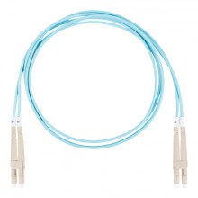 Шнур оптический коммутационный (патч-корд), LC-LC, дуплекс (duplex) OM3, нг(А)-HF, бирюзовый, 5,0 м Datarex DR-220065