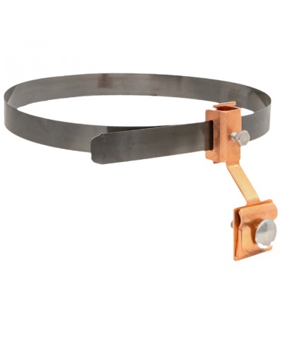 Держатель для труб универсальный D=(0-200)мм Cu и полоса нерж. cталь EKF PROxima (lp-33220-cu) в Иваново Электротехническое оборудование Pintop.ru