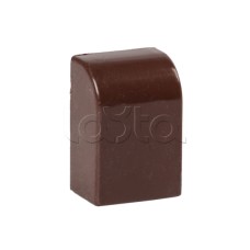 Заглушка (16х16) (4 шт) темное дерево EKF-Plast (ecd-16-16x4)