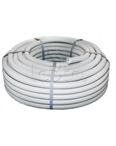 Труба гофр. ПВХ тяжелая с протяжкой d25 мм (75 м) серая EKF-Plast (tg-z-25-t) в Иваново Труба гофрированная Pintop.ru