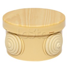 Коробка распред. КМР-040-038 с крышкой (65х40) 4 мембранных ввода светлое дерево IP54 EKF (plc-kmr-040-038-s)