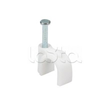 Скоба крепежная круглая (9мм.) (50шт.) EKF PROxima (plcn-sr-9)