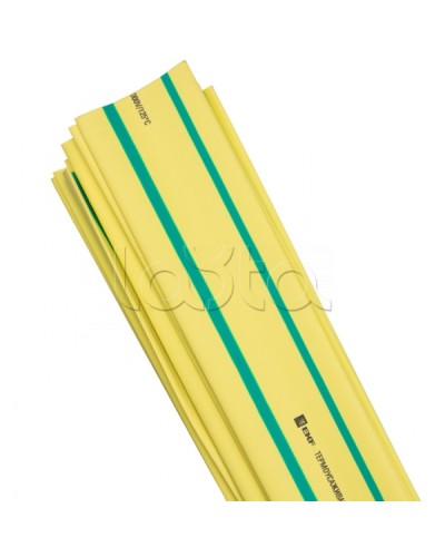 Термоусаживаемая трубка ТУТ нг 25/12,5 желто-зеленая в отрезках по 1м EKF PROxima (tut-25-yg-1m) в Иваново Аксессуары для кабель-канала Pintop.ru