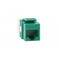 Модуль UTP категории 6 keystone, зеленый (16B-U6-03GR) EuroLAN