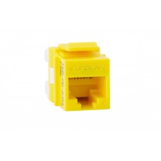 Модуль UTP категории 6 keystone, желтый Eurolan (16B-U6-03YL)