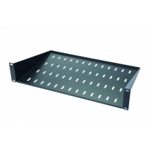 Полка консольная 2U, до 15 кг, глубина 400 мм Eurolan 60A-02-40-11BL