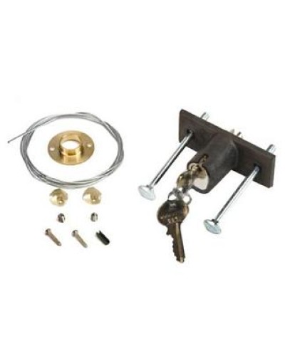 Замок дистанционной разблокировки потолочного привода с ключом №1 Faac 424591001 в Иваново Запчасти для шлагбаумов и автоматики Pintop.ru