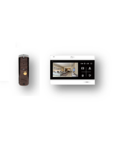 Комплект видеодомофона Fox FX-VD5SL-KIT АГАТ 5B КОМПЛЕКТ (FX-CP7) в Иваново Комплекты домофонов Pintop.ru