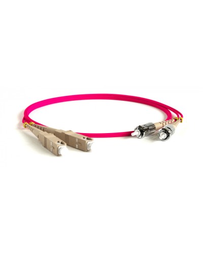 Патч-корд волоконно-оптический Hyperline FC-D2-504-LC/PR-SC/PR-H-15M-LSZH-MG в Иваново Патч-корды оптические Pintop.ru