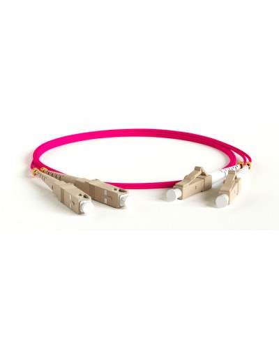 Патч-корд волоконно-оптический Hyperline FC-D2-504-LC/PR-SC/PR-H-30M-LSZH-MG в Иваново Патч-корды оптические Pintop.ru