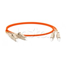 Патч-корд волоконно-оптический MM 50/125, LC-LC, 2.0 мм, duplex, LSZH, 3 м Hyperline FC-D2-50-LC/PR-LC/PR-H-3M-LSZH-OR (FC-50-LC-LC-PC-3M)