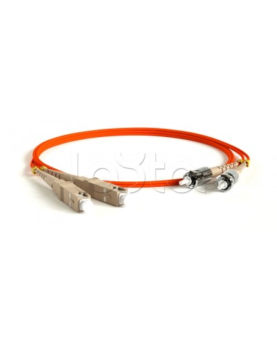Патч-корд волоконно-оптический Hyperline FC-D2-62-ST/PR-ST/PR-H-2M-LSZH-OR в Иваново Патч-корды оптические Pintop.ru