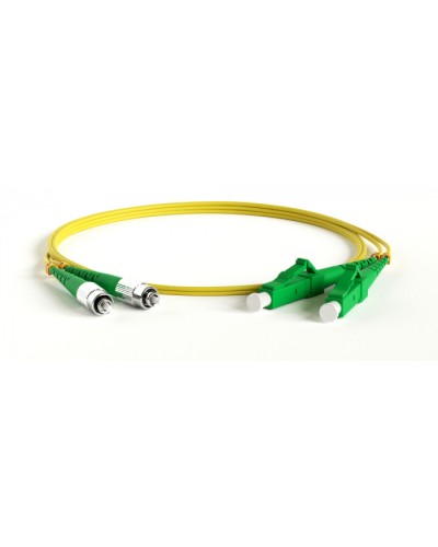 Патч-корд волоконно-оптический Hyperline FC-D2-9-FC/AR-LC/AR-H-5M-LSZH-YL в Иваново Патч-корды оптические Pintop.ru
