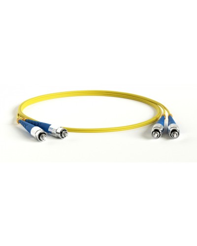 Патч-корд волоконно-оптический Hyperline FC-D2-9-FC/UR-FC/UR-H-50M-LSZH-YL в Иваново Патч-корды оптические Pintop.ru