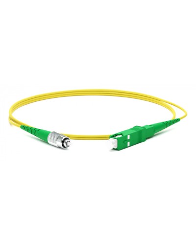 Патч-корд волоконно-оптический Hyperline FC-S2-9-FC/AR-SC/AR-H-5M-LSZH-YL в Иваново Патч-корды оптические Pintop.ru