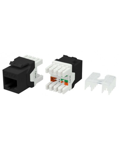 Вставка Hyperline (KJ8-8P8C-C6A-180-BK) в Иваново Коннекторы Pintop.ru