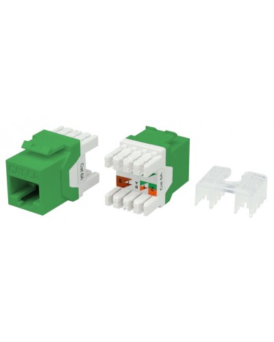 Вставка Hyperline (KJ8-8P8C-C6A-180-GN) в Иваново Коннекторы Pintop.ru