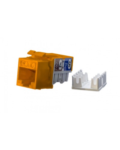 Вставка Hyperline (KJ9-8P8C-C6-90-OR) в Иваново Коннекторы Pintop.ru