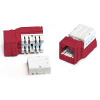 Вставка формата Keystone Jack Hyperline (KJNE-8P8C-C5e-90-RD)