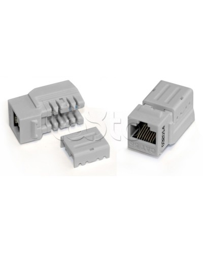 Вставка Keystone Jack RJ-45(8P8C), категория 6A, 110 IDC синяя Hyperline (KJNE-8P8C-C6A-90-BL) в Иваново Модули Keystone Pintop.ru