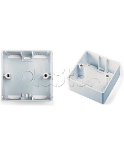 Коробка для настенного монтажа 80x80x45 мм, французский стандарт Hyperline (MB-E-35) в Иваново Распределительные коробки Pintop.ru