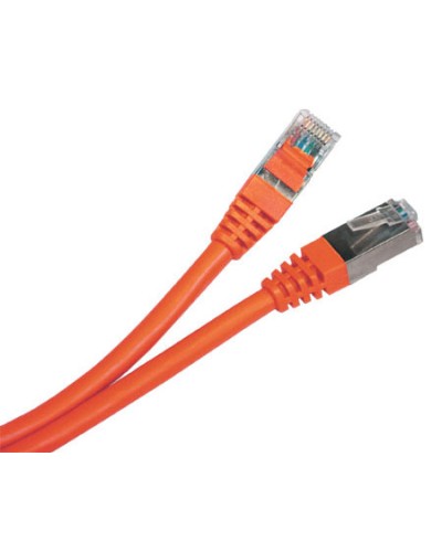 Патч-корд экранированный Hyperline PC-LPM-STP-RJ45-RJ45-C5e-15M-LSZH-OR в Иваново Патчкорды (медные) Pintop.ru