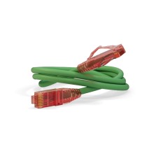 Патч-корд U/UTP Hyperline PC-LPM-UTP-RJ45-RJ45-C5e-0.3M-LSZH-GN