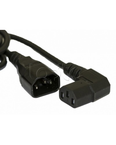 Кабель питания монитор-компьютер Hyperline PWC-IEC13A-IEC14-1.8-BK в Иваново Аксессуары для стоек и шкафов Pintop.ru