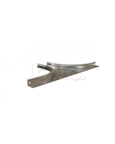 Разветвитель односторонний плавный Hyperline RST-DTS-400-80-0,8-R100-SZ в Иваново Аксессуары для лотков Pintop.ru