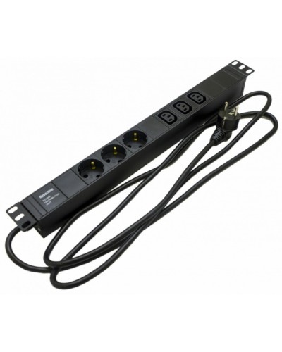 Блок розеток Hyperline SHE19-3SH-3IEC-2.5EU в Иваново Блоки розеток Pintop.ru