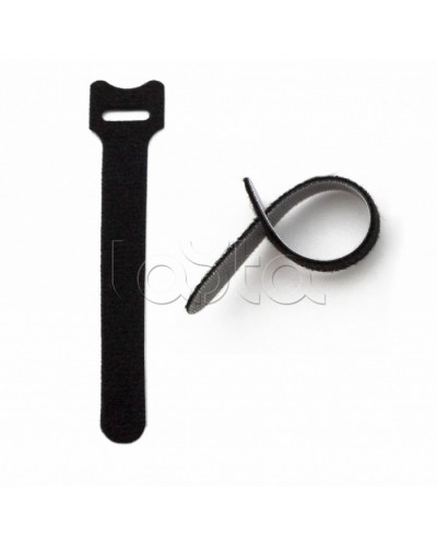 Хомут для кабеля, липучка с мягкой застежкой Hyperline WASN-125-BK-10 в Иваново Стяжки-хомуты Pintop.ru