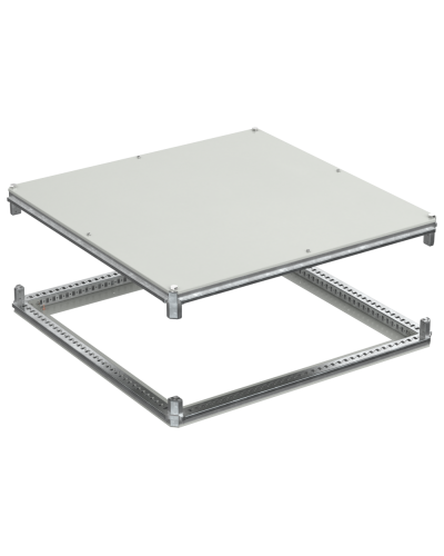 FORMAT Крыша и основание (под фланец) 1000х1000мм IEK (FO-00-KOF-100-100) в Иваново Аксессуары для стоек и шкафов Pintop.ru