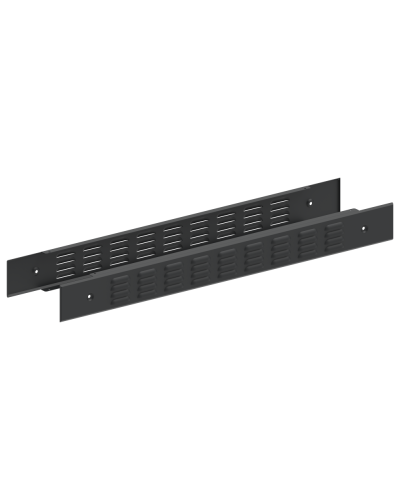 FORMAT Панель цоколя вентилируемая 100х1000мм RAL7021 (2шт/компл) IEK (FO-00D-PCV-010-100-7021) в Иваново Аксессуары для стоек и шкафов Pintop.ru