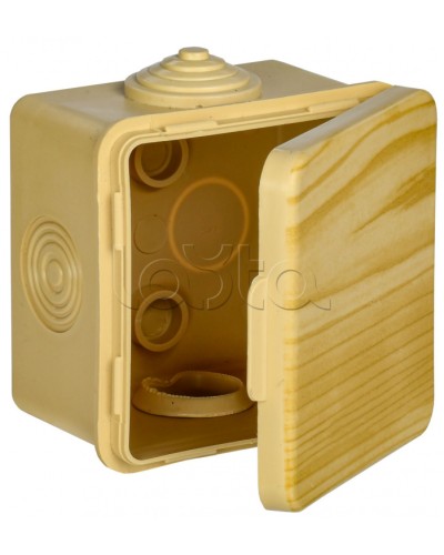 Коробка расп. КМ для о/п D=85х40мм IP54 4 вв. сосна IEK (UKO21-085-040-000-K34-54) в Иваново Распределительные коробки Pintop.ru