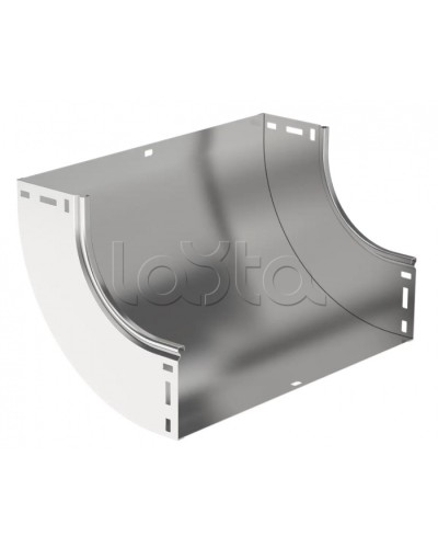 ESCA Поворот плавн. 90град тип В10 80х500мм IEK (CPV51-0-90-080-500) в Иваново Аксессуары для лотков Pintop.ru