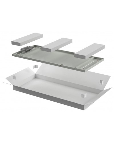 ITK LINEA N Панель задняя 600мм шкафа 42U сер. (LN35-42U6X-ZM) в Иваново Аксессуары для стоек и шкафов Pintop.ru