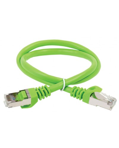 ITK Коммутационный шнур (патч-корд), кат.5Е FTP, 0,5м, зеленый (PC02-C5EF-05M) в Иваново Патч-корды и пигтейлы Pintop.ru