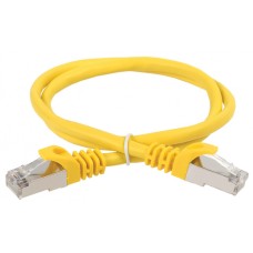 ITK Коммутационный шнур кат. 5Е FTP PVC 10м желтый (PC05-C5EF-10M)