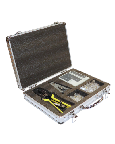 Набор инструментов для изготовления и тестирования патч-кордов LANMASTER LAN-NT-TK/PATCH-TST в Иваново Аксессуары для стоек и шкафов Pintop.ru