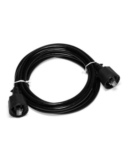 Патч-корд индустриальный RJ45 - RJ45, 4 пары, FTP, категория 6, 5 м, черный LANMASTER LAN6-S45-45-5.0-WP в Иваново Патчкорды (медные) Pintop.ru