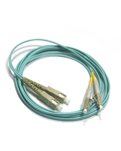 Шнур оптический LC-SC, duplex, 50/125, OM3, LSZH, 3 м LANMASTER LAN-2LC-2SC/OM3-3.0 в Иваново Патч-корды оптические Pintop.ru