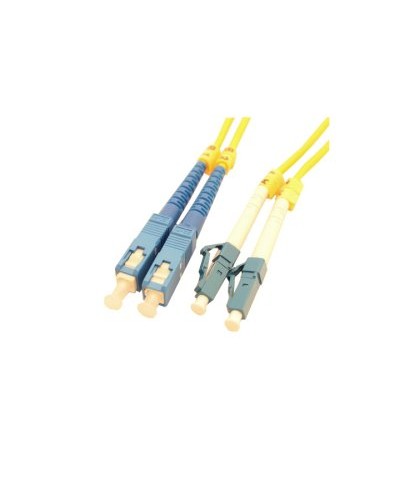 Патч-корд оптический дуплексный, ST/UPC-LC/UPC, SM, LSZH, 5 м LANMASTER LAN-2ST-2LC/SU-5.0 в Иваново Патч-корды и пигтейлы Pintop.ru