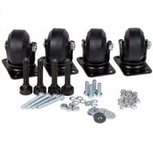 Комплект усиленных роликов и ножек для шкафов DCS LANMASTER (LAN-DC-CB-R+F-SET)