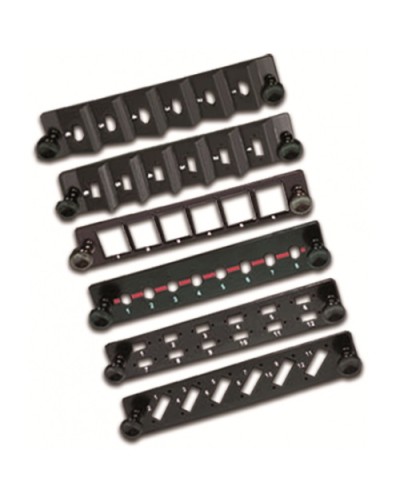 Панель адаптерная на 6 SC/12 LC адаптеров с угловой установкой для кросса LAN-FOB10-1P LANMASTER LAN-FP10-6SC/A в Иваново Аксессуары для стоек и шкафов Pintop.ru