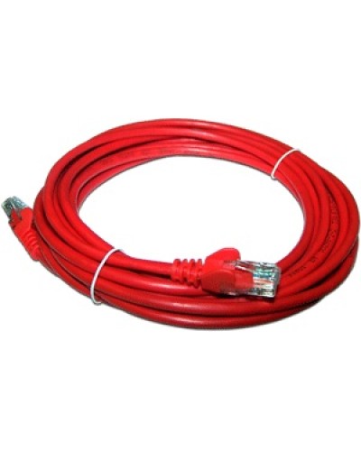 Патч-корд RJ45 - RJ45, 4 пары, UTP, категория 5е, 7 м, красный, LSZH LANMASTER LAN-PC45/U5E-7.0-RD в Иваново Патч-корды и пигтейлы Pintop.ru