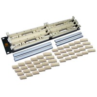 Панель кроссовая 110 типа, 200 пар, 19", 2U LANMASTER LAN-RS110-200FT