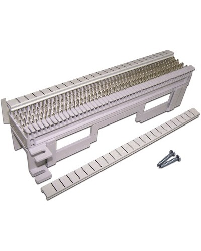 Панель кроссовая 66 типа, 50 пар, настенная, LANMASTER, с установочной площадкой LANMASTER LAN-WS66-50FT в Иваново Кроссы оптические Pintop.ru