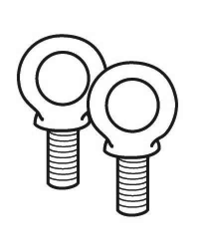 Комплект подъемных колец Legrand 020482 в Иваново Аксессуары для стоек и шкафов Pintop.ru